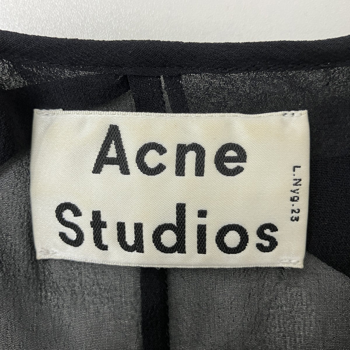 ACNE STUDIOS TWIST LT SILKワンピースPSS14 古着・中古-3枚目のアイテム画像