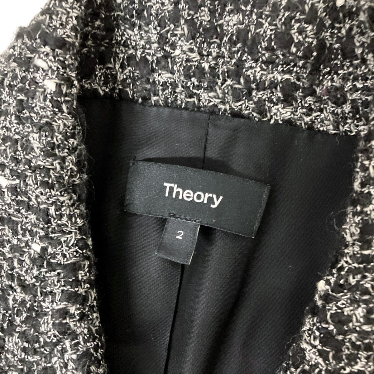 theory ツイードコート01 2405200 054 702 古着・中古-4枚目のアイテム画像