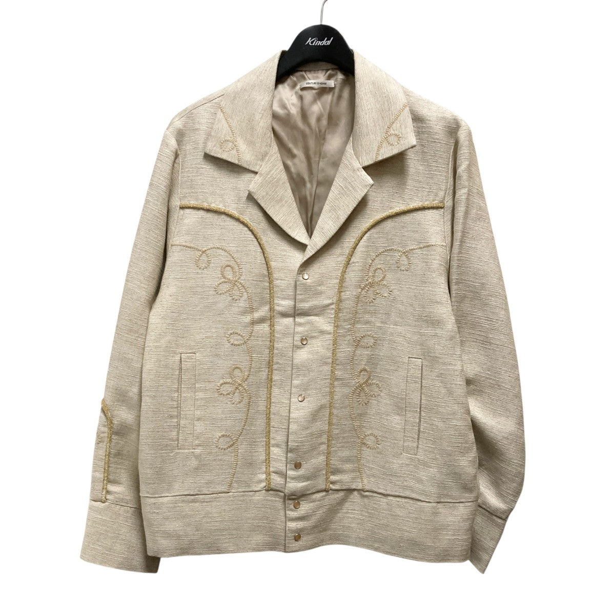 COUTURE D’ADAM Shantung Ranchwearリネン混ジャケット25SS 041 古着・中古-1枚目のアイテム画像