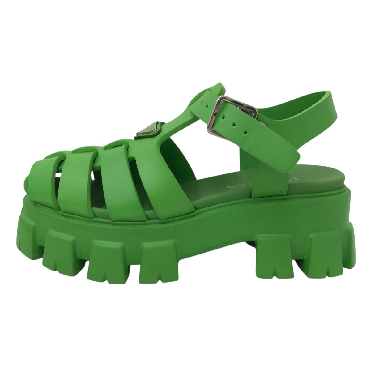 PRADA(プラダ) 2X3083 モノリス ラバーサンダル グリーン｜【公式