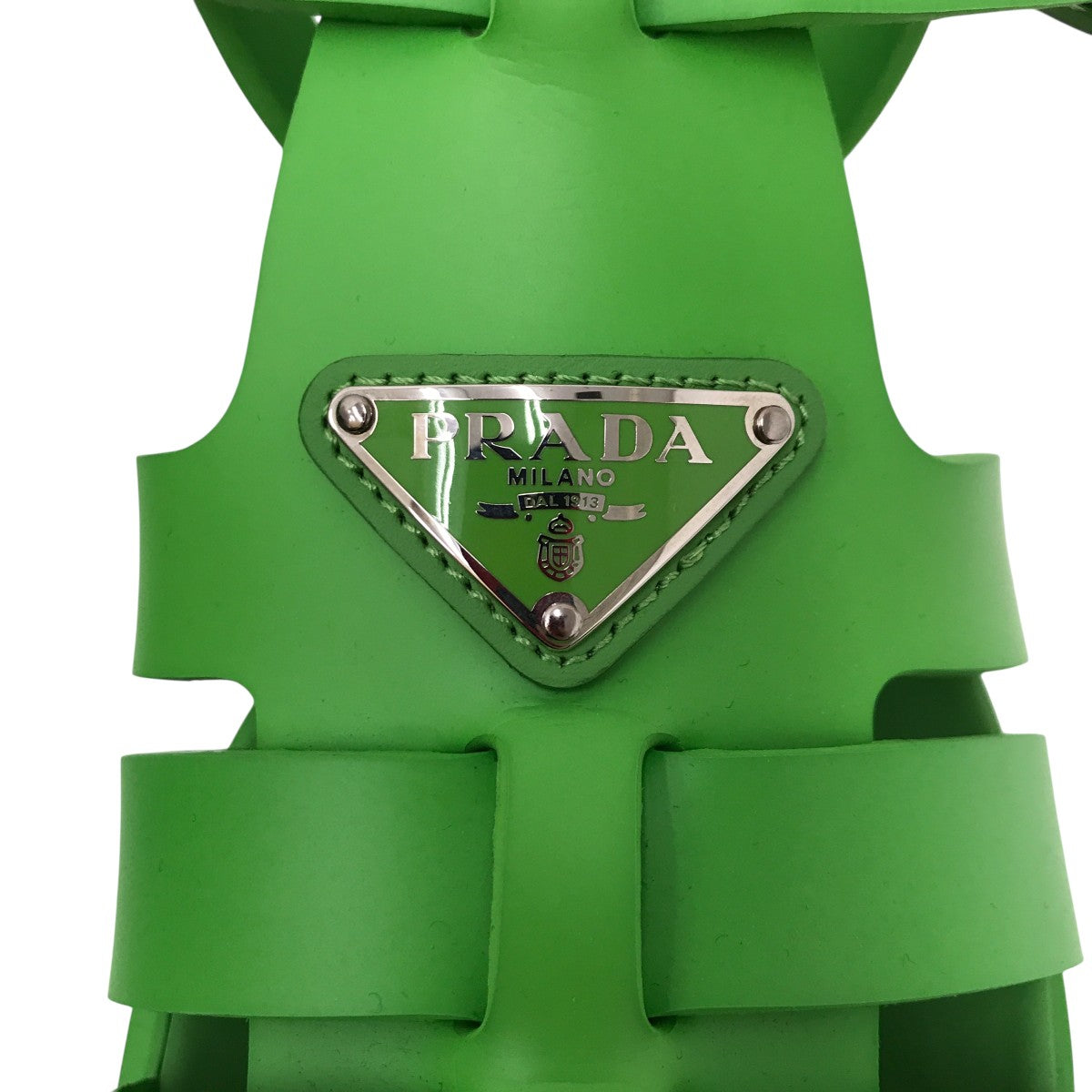 【美品】PRADA モノリス　グリーン ラバーサンダル　2X3083 楽天市場】【アウトレット】【ラスト1点】プラダ PRADA サンダル