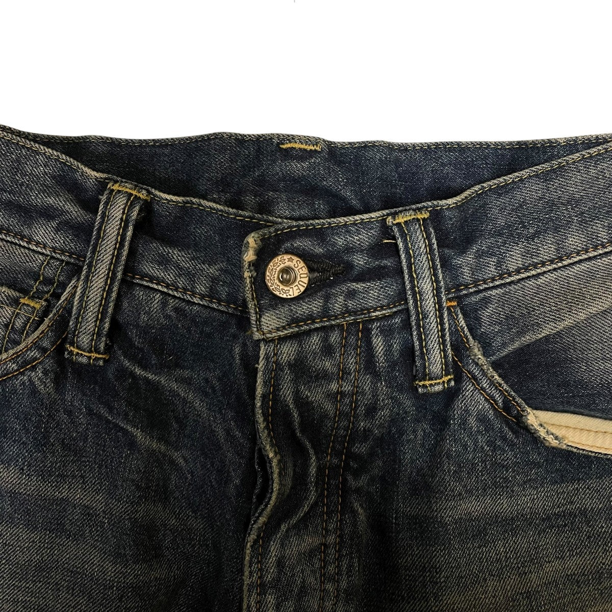 DAMAGE DENIM PANTSダメージ加工デニムパンツ