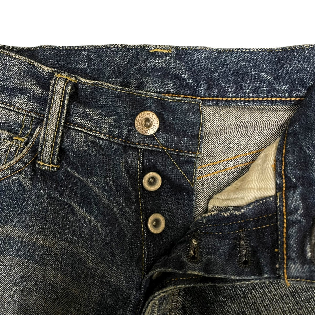 DAMAGE DENIM PANTSダメージ加工デニムパンツ
