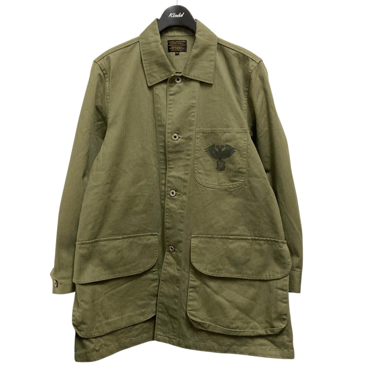 BLACK SIGN Military Herringbone Surgeon Jacketミリタリージャケット 古着・中古-1枚目のアイテム画像