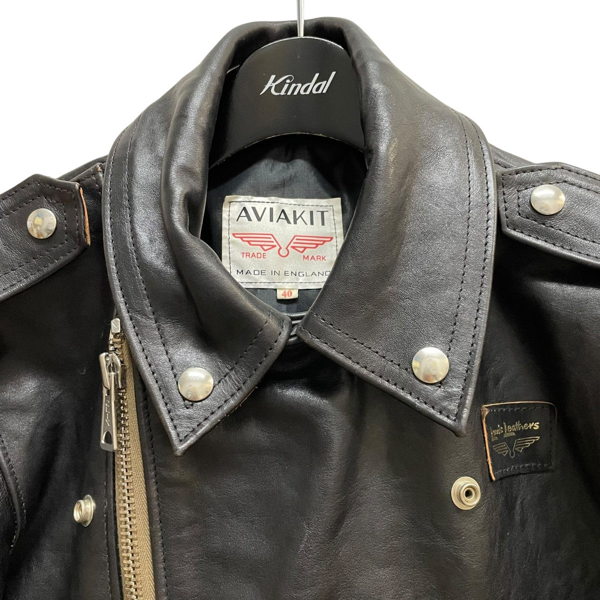 Lewis Leathers(ルイスレザーズ) 茶芯 ベジカウレザー BRONX タイト