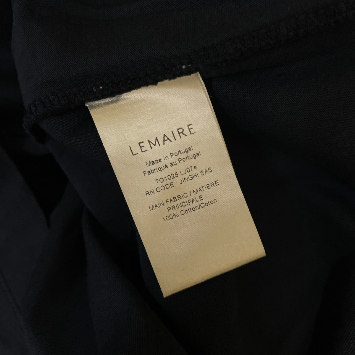 LEMAIRE 無地 コットンTシャツ 半袖TシャツTO1025 古着・中古-6枚目のアイテム画像