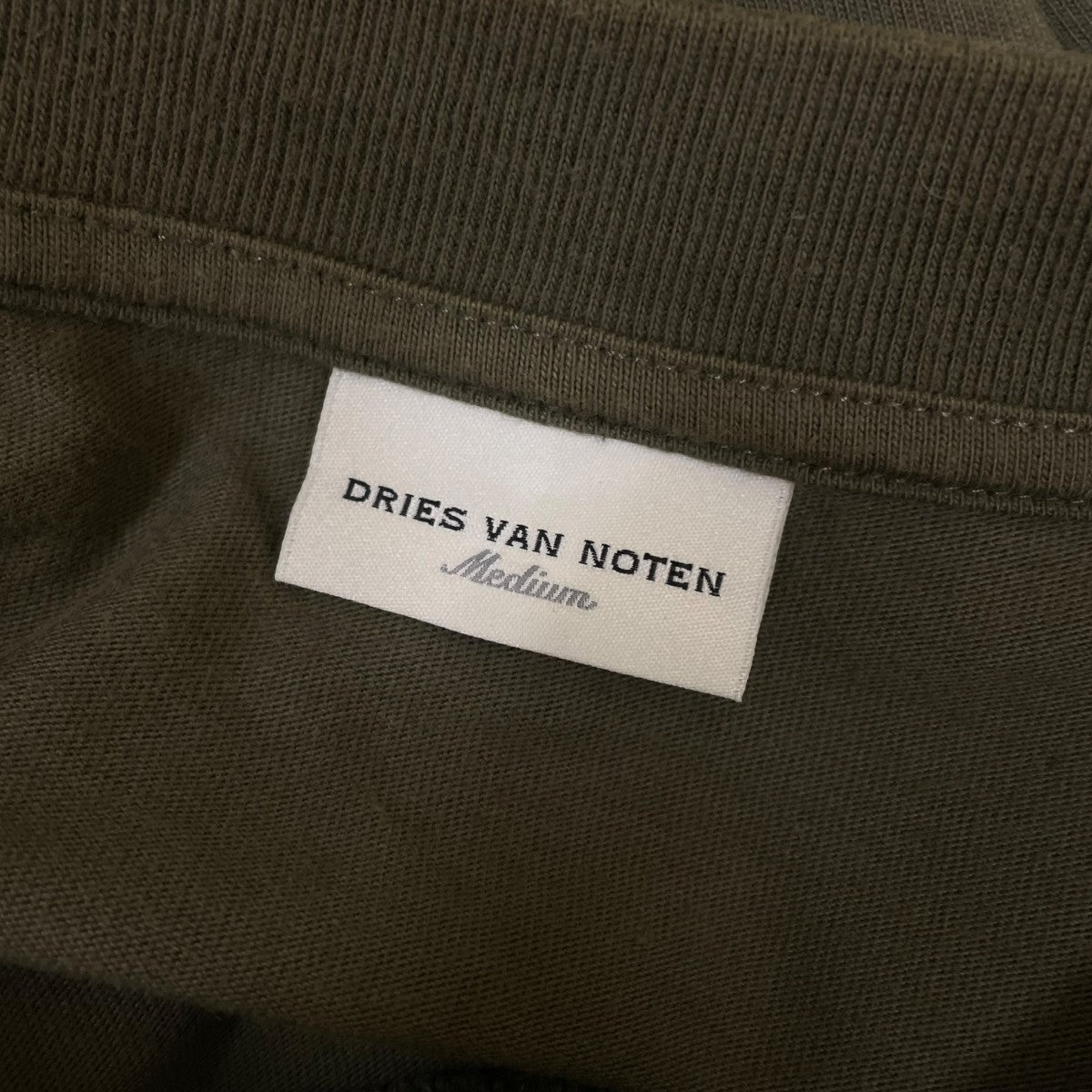 DRIES VAN NOTEN 無地 半袖Tシャツ コットンTシャツ2164864 古着・中古-5枚目のアイテム画像