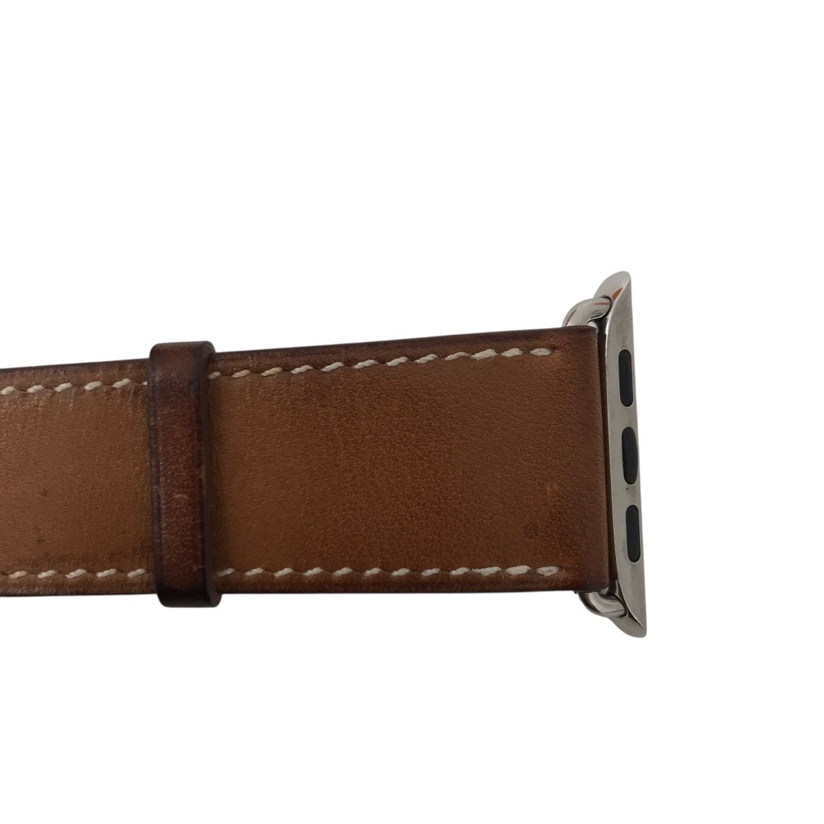 HERMES Apple Watch シンプルトゥールレザーストラップ 44mm D刻印レザーベルトMX2R2FE/A 古着・中古-4枚目のアイテム画像