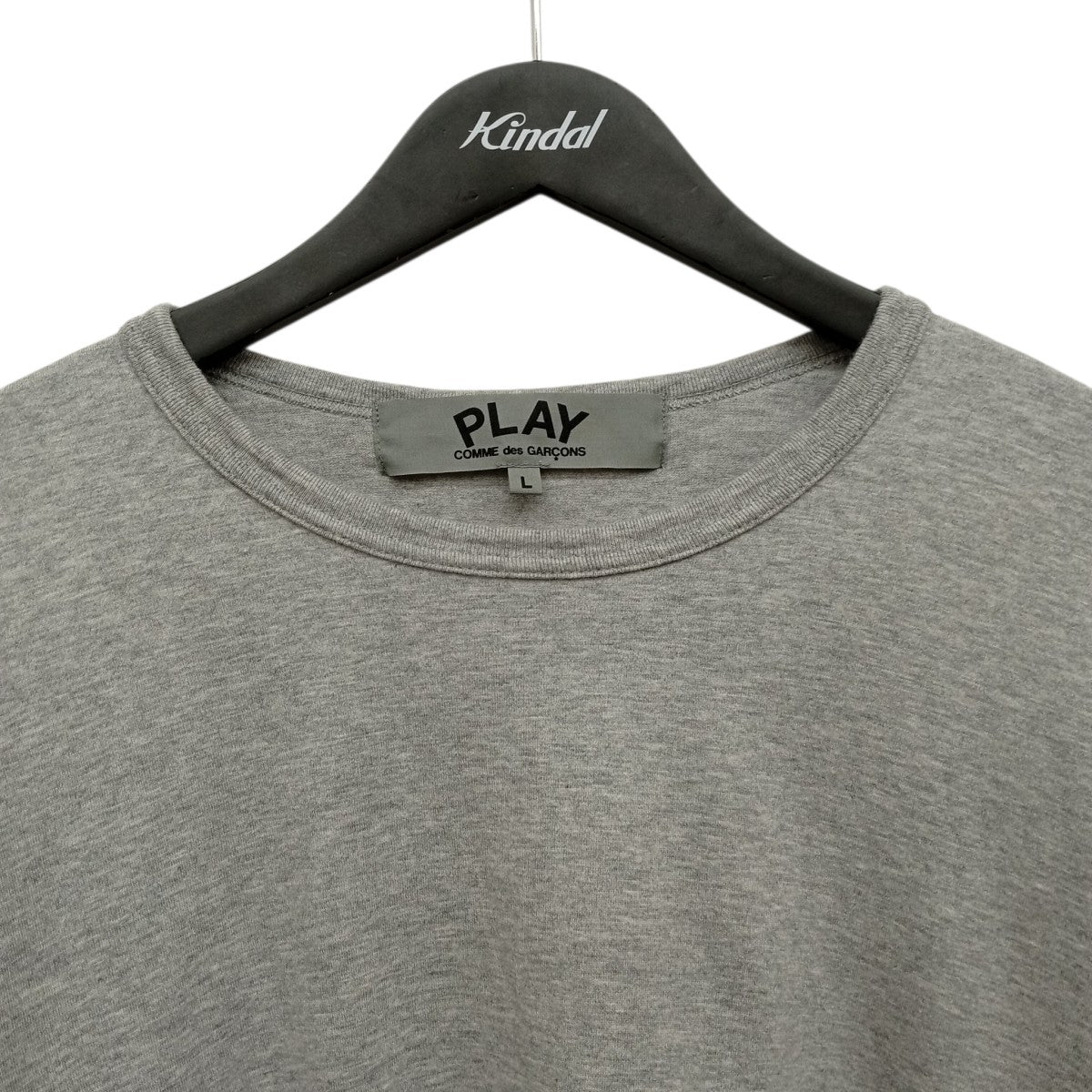 PLAY COMME des GARCONS 青山限定 MENS DOT TWO HEART TEEプリントTシャツYX-T042 AD2024 古着・中古-5枚目のアイテム画像