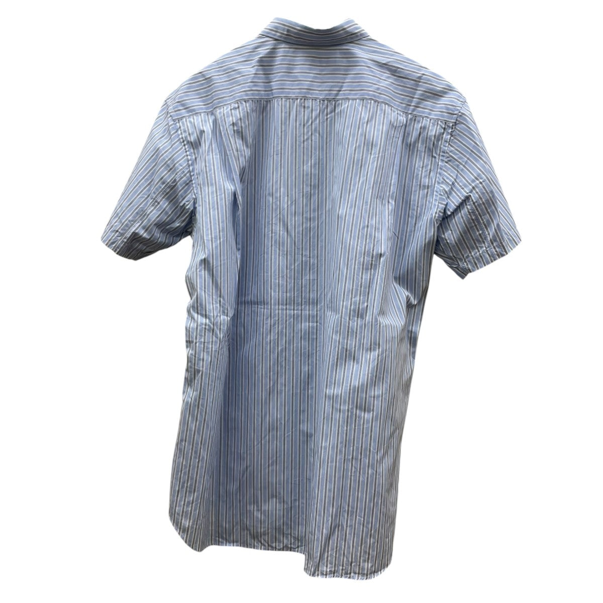 COMME des GARCONS SHIRT Yarn Dyed Cotton Stripe Poplin STRIPEストライプ柄 半袖シャツ コットンシャツFZ-B075 古着・中古-2枚目のアイテム画像