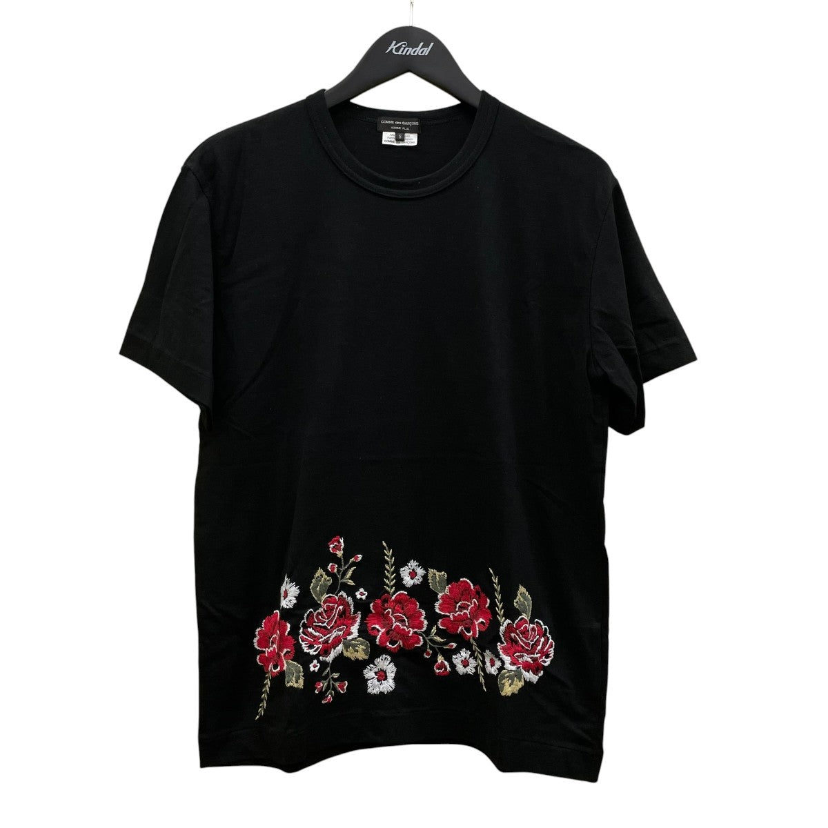 COMME des GARCONS HOMME PLUS PI-T026 AD2021コットン刺繍Tシャツ 古着・中古-1枚目のアイテム画像