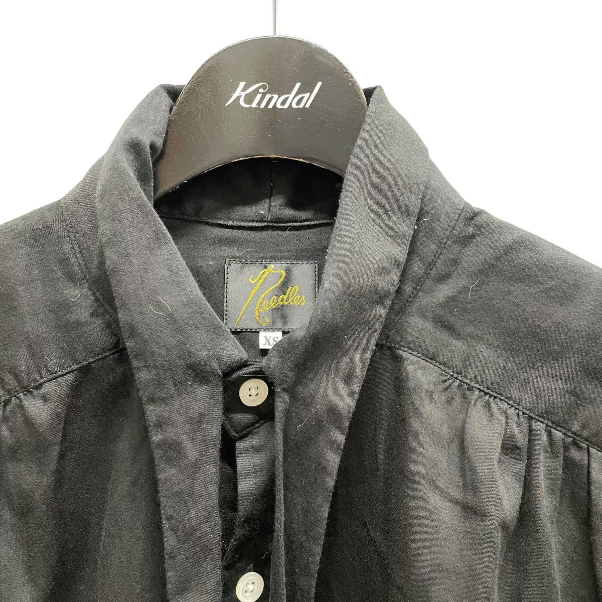 Needles(ニードルズ) ascot collar edw gather shirtsブラウスFK178