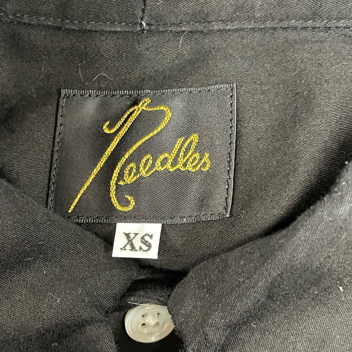 Needles(ニードルズ) ascot collar edw gather shirtsブラウスFK178