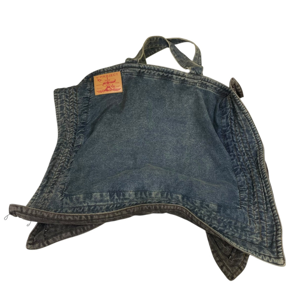 Y． PROJECT(ワイプロジェクト) マキシワイヤー カバス デニムバッグ