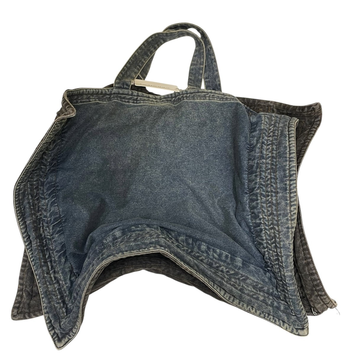 Y． PROJECT(ワイプロジェクト) マキシワイヤー カバス デニムバッグ