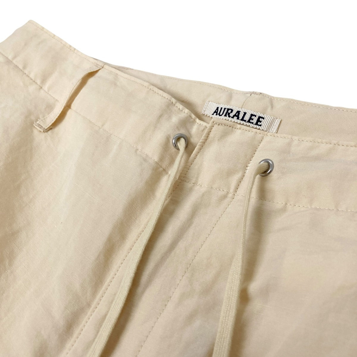 AURALEE(オーラリー) HIGH DENSITY FINX LINEN WEATHER FIELD PANTS