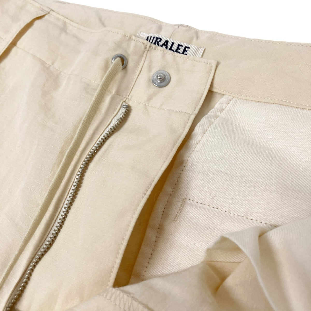 AURALEE(オーラリー) HIGH DENSITY FINX LINEN WEATHER FIELD PANTS