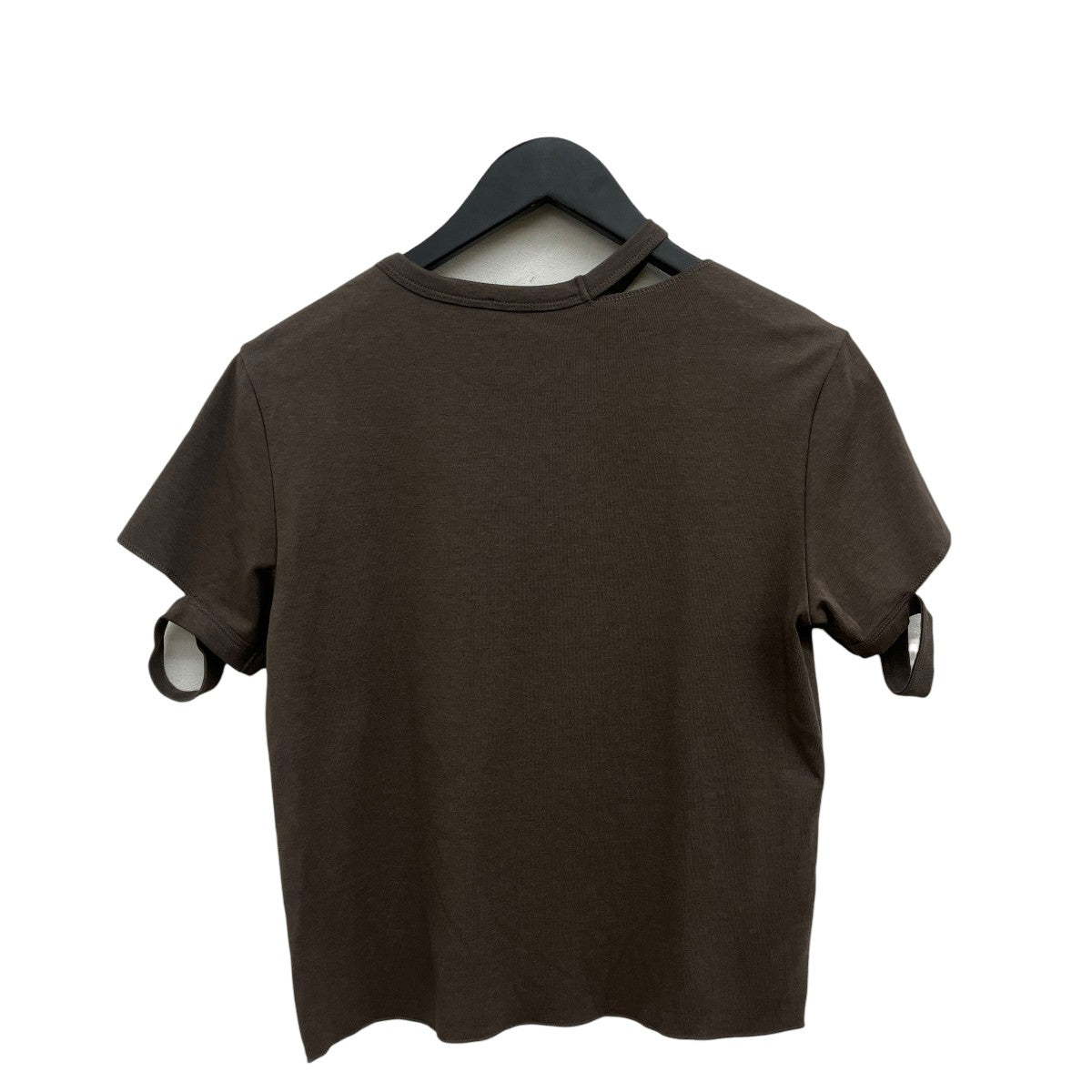 25SSフライス エリソデスリット クルーネックTシャツ半袖カットソー5417-2-140221