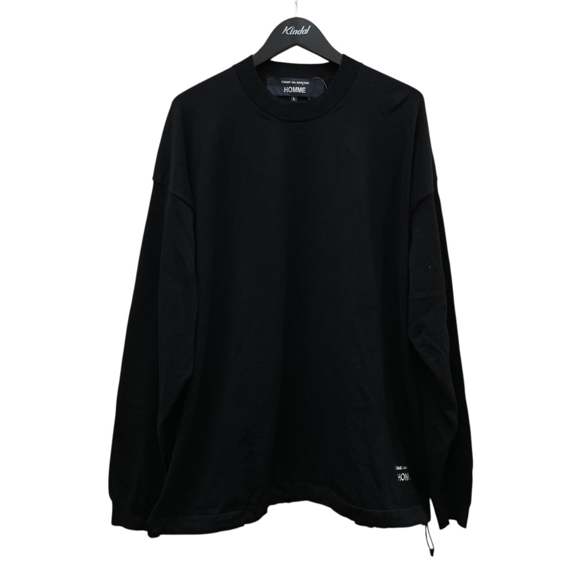 Lサイズ　ブラック コムデギャルソン クロップドニット ブラック Lサイズ ブラック コムデギャルソン クロップドニット ブラック L