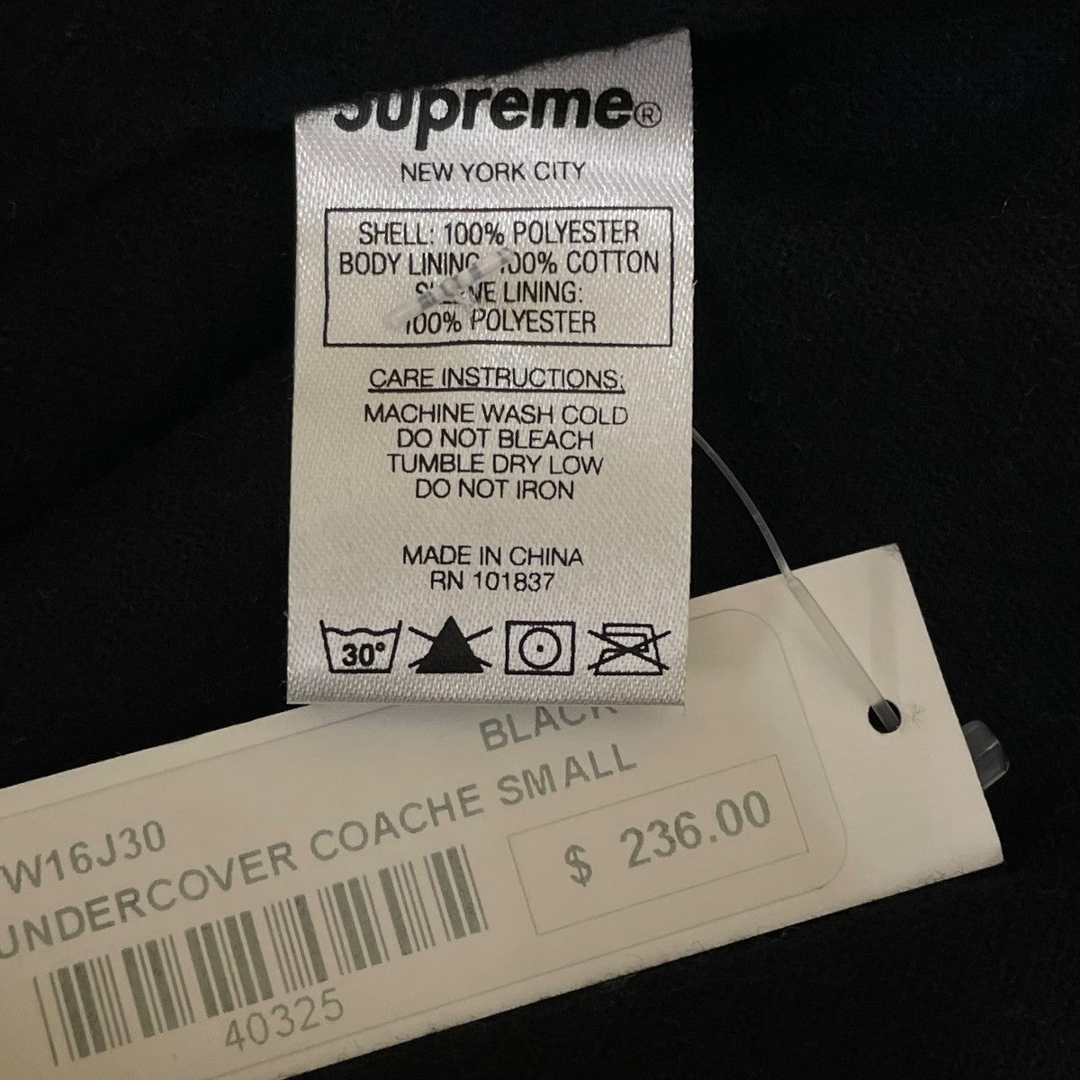 Supreme×UNDERCOVER 16AWコーチジャケット マルチカラー サイズ