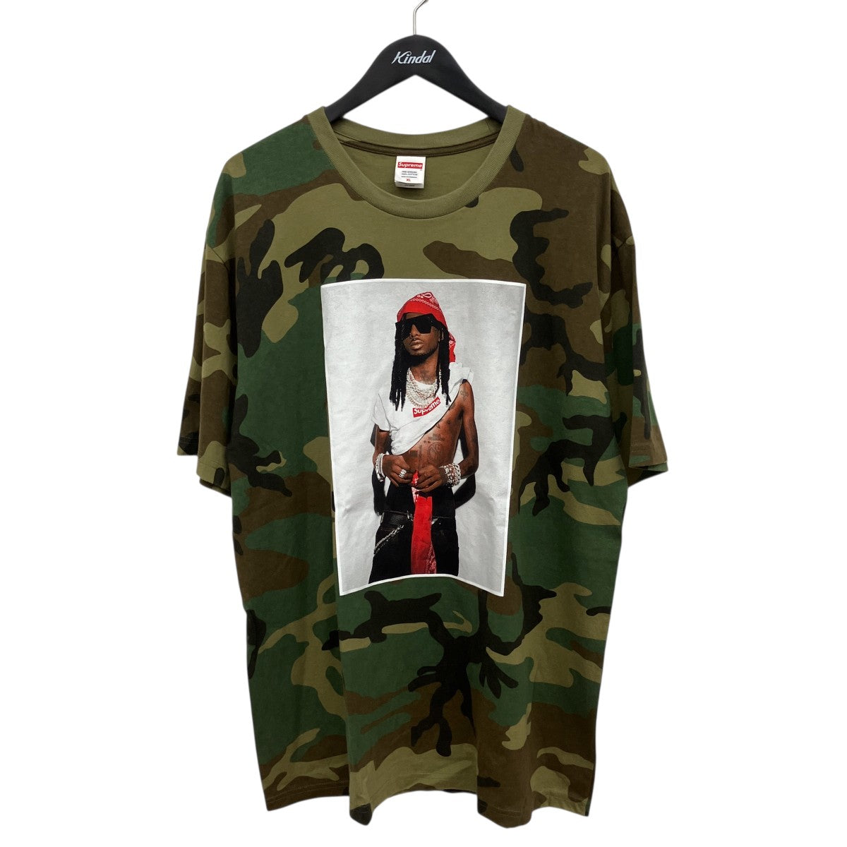 25AWPlayboi Carti Tee CamoカモフラージュプリントTシャツ