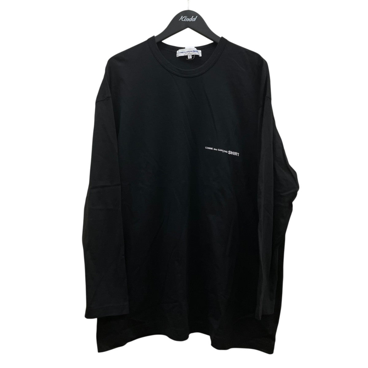 胸ロゴ オーバーサイズ 長袖Tシャツ