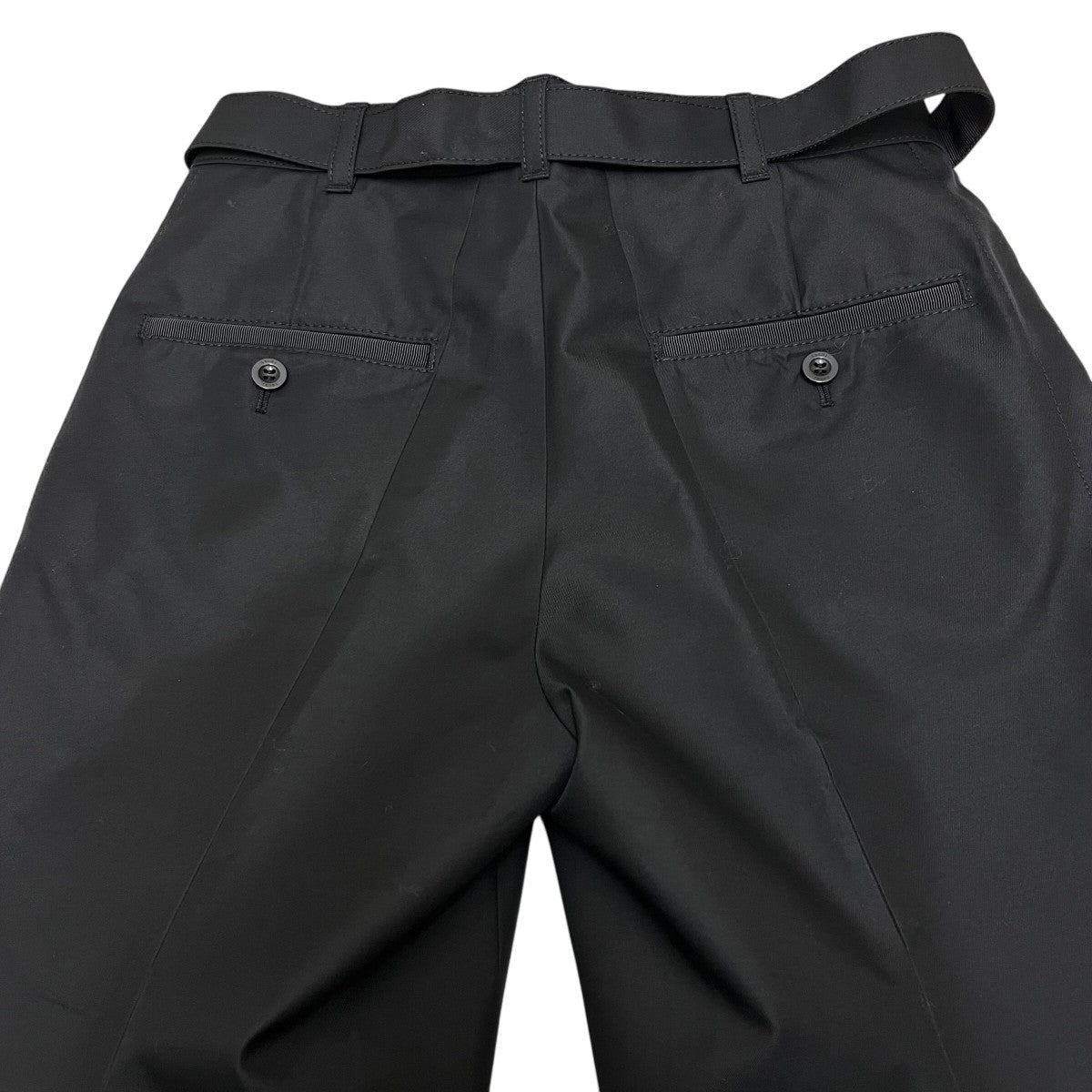 sacai(サカイ) 24SSGabardine Pantsベルテッドフレアパンツ24-07242 24