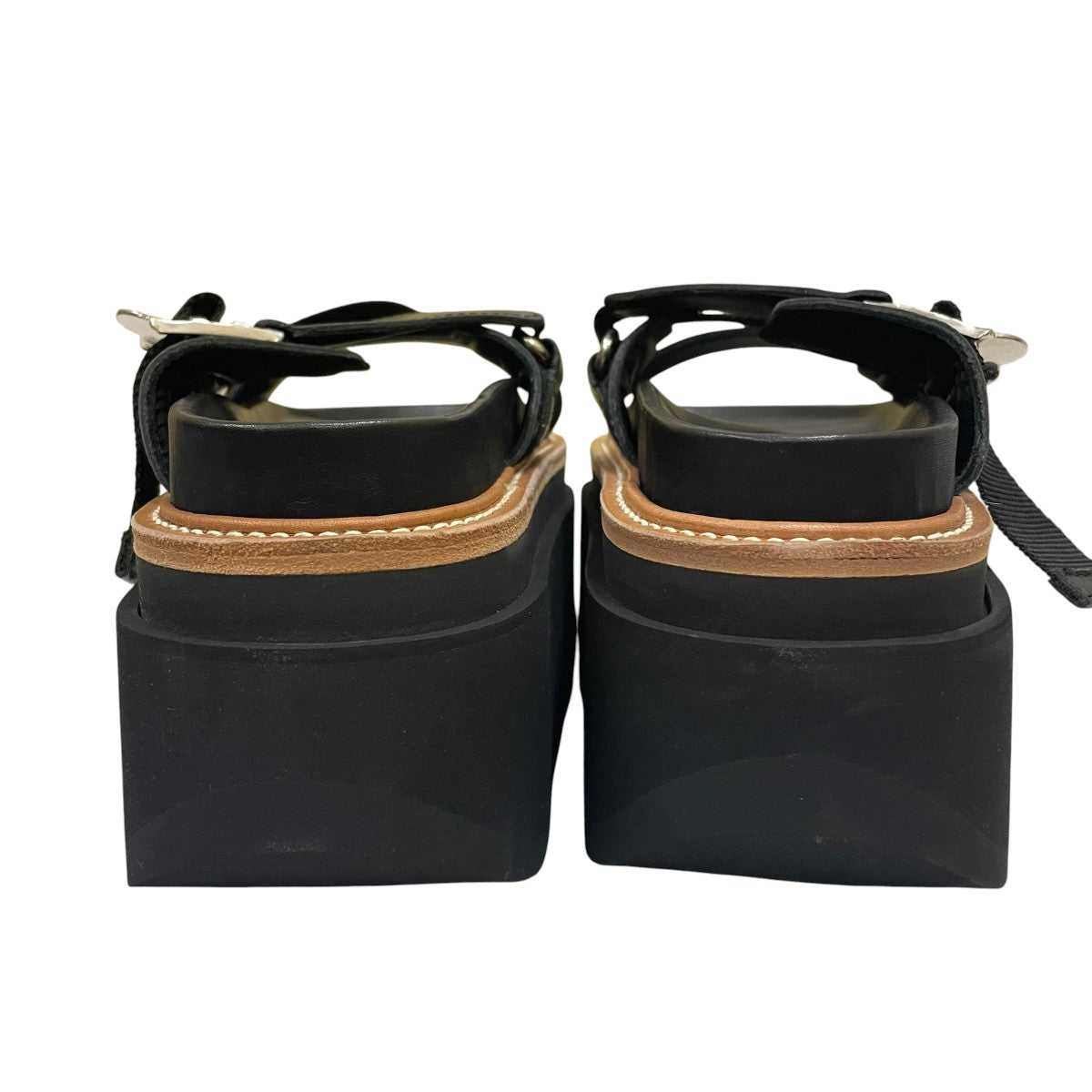 sacai 23SSHybrid Belt Sandals厚底サンダル23-06569 古着・中古-3枚目のアイテム画像