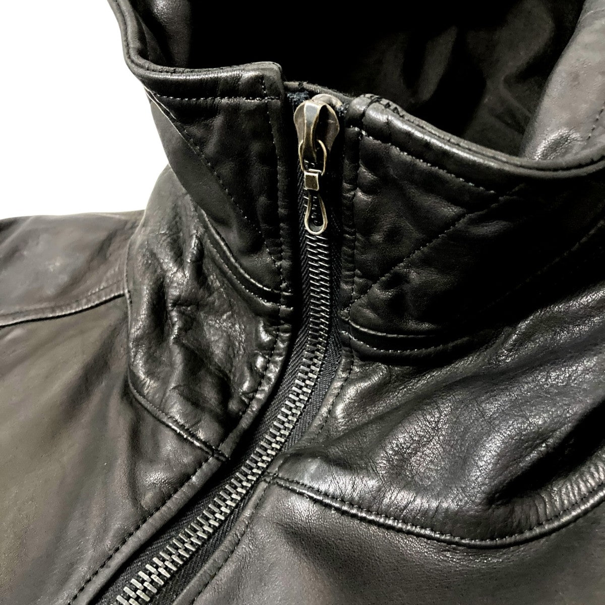 ATTACHMENT(アタッチメント) レザージャケット ブラック サイズ 2