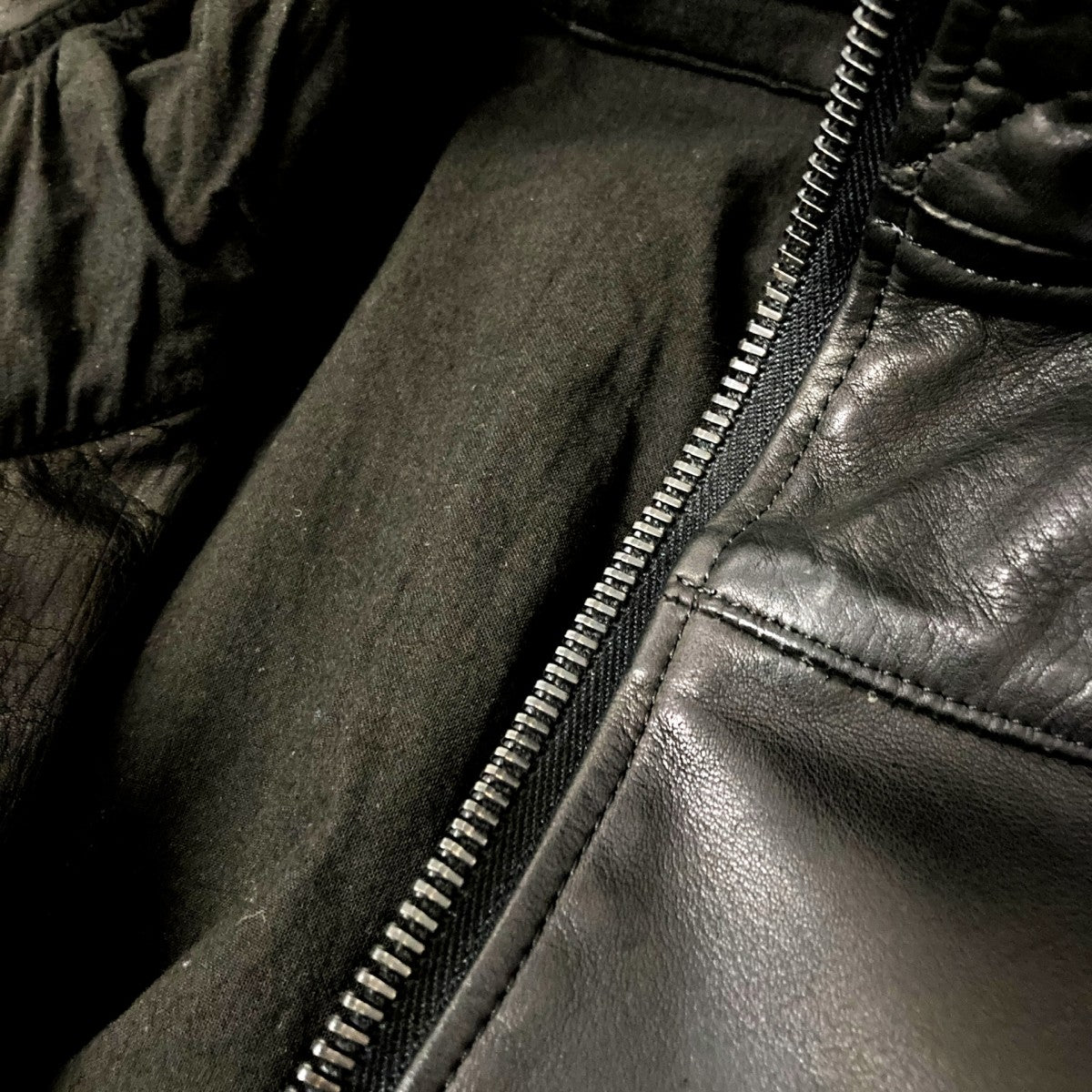 ATTACHMENT(アタッチメント) レザージャケット ブラック サイズ 2