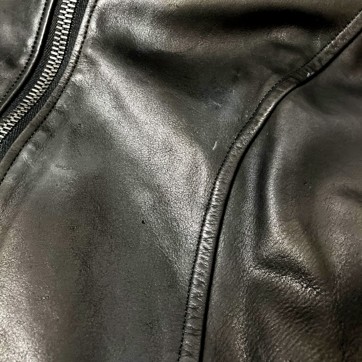 ATTACHMENT(アタッチメント) レザージャケット ブラック サイズ 2