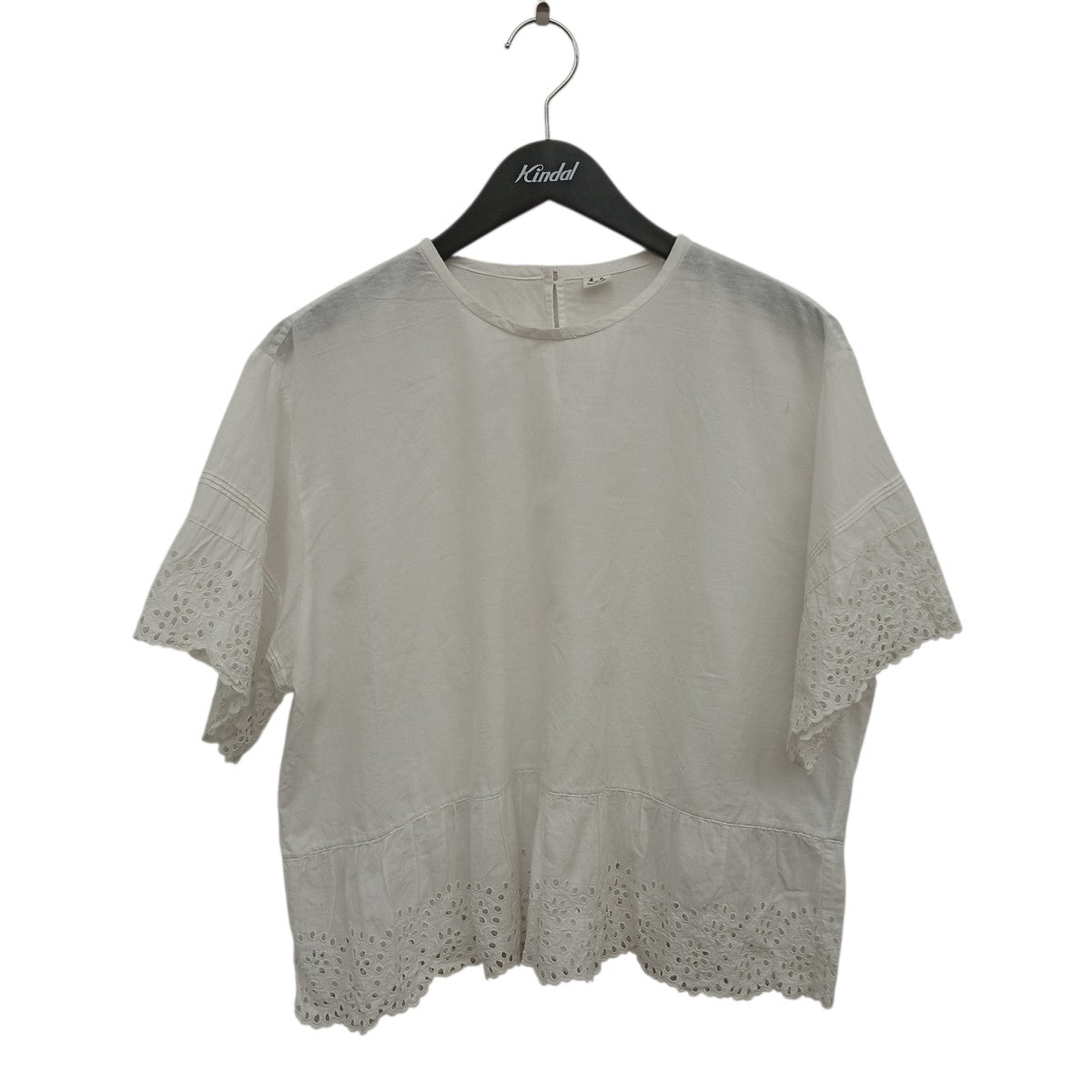 45R インドカディのフリルカラーTシャツ 45R（フォーティファイブアール）の「インドカディのフリルカラーT