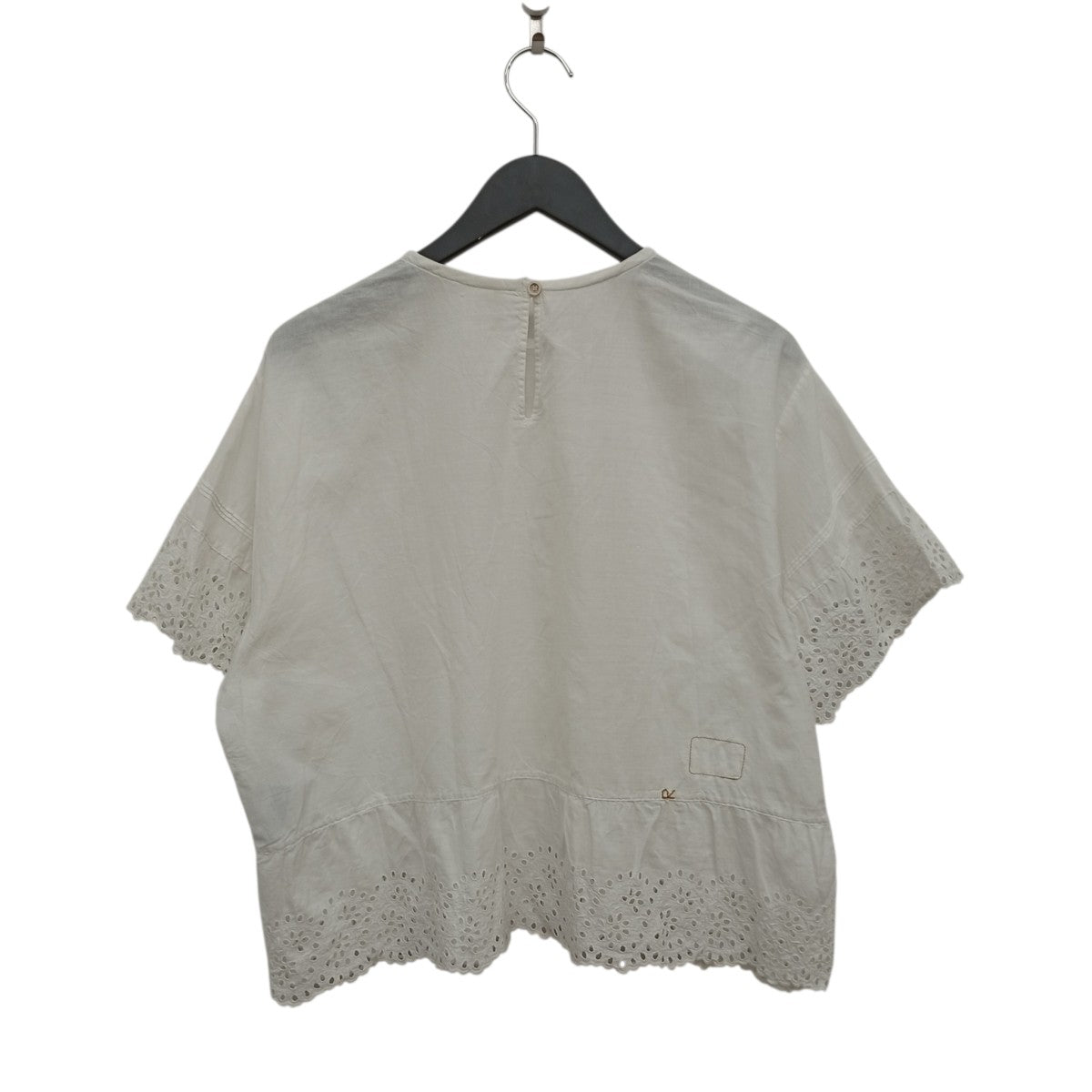 インドカディのカットワークdeTシャツフリルブラウス50730032