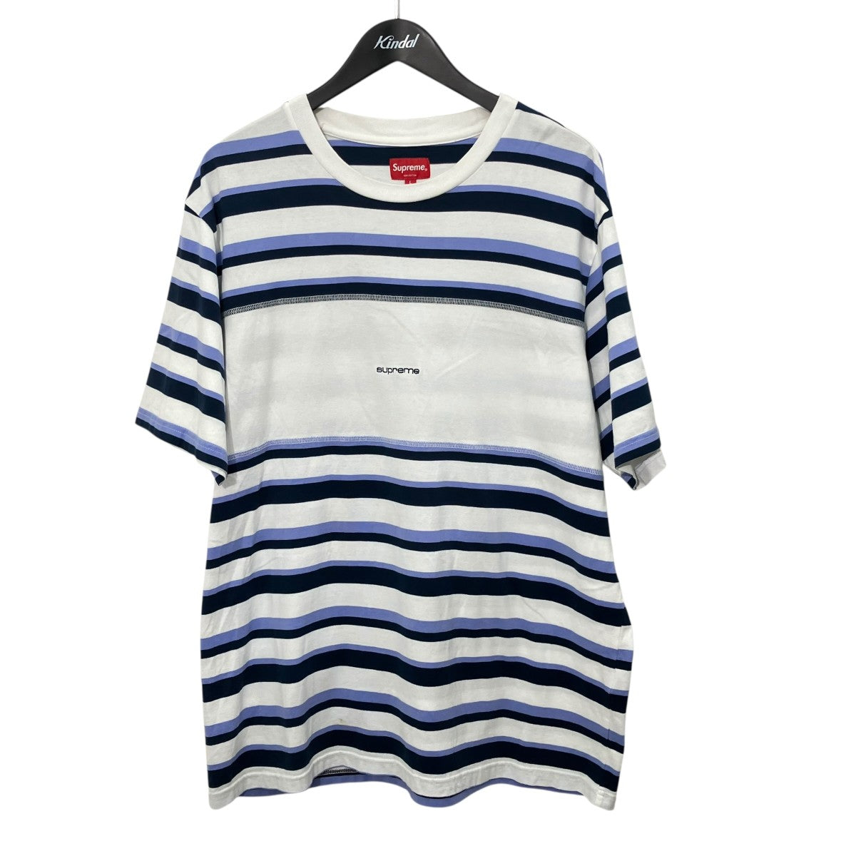 Supreme 20SSボーダー半袖Tシャツ 古着・中古-1枚目のアイテム画像