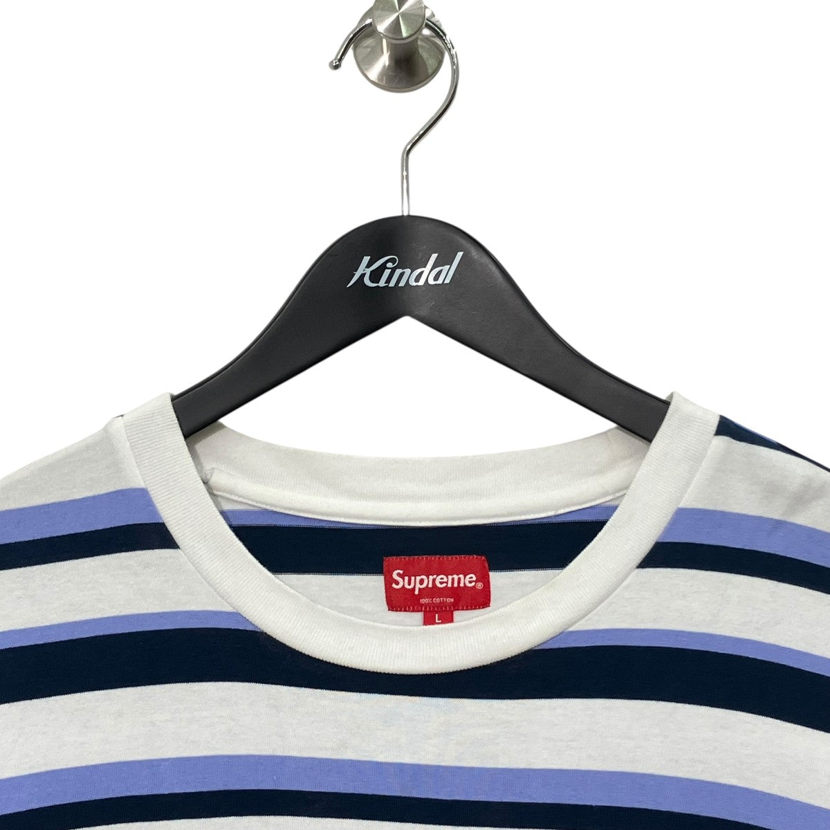 Supreme 20SSボーダー半袖Tシャツ 古着・中古-3枚目のアイテム画像
