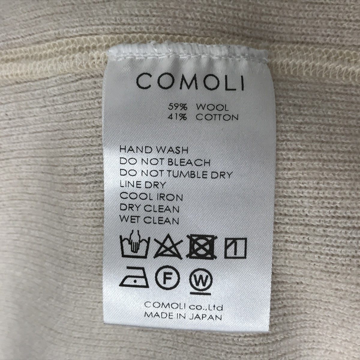 COMOLI ロンTQ03-05006 古着・中古-5枚目のアイテム画像