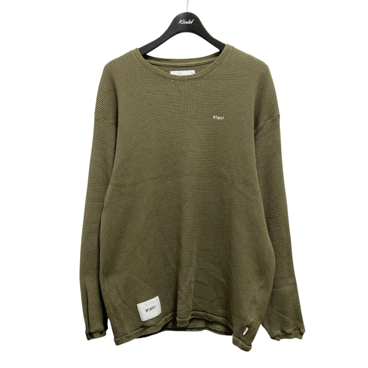 WTAPS WAFFLE LS COPOサーマルカットソー211ATDT CSM28 古着・中古-1枚目のアイテム画像