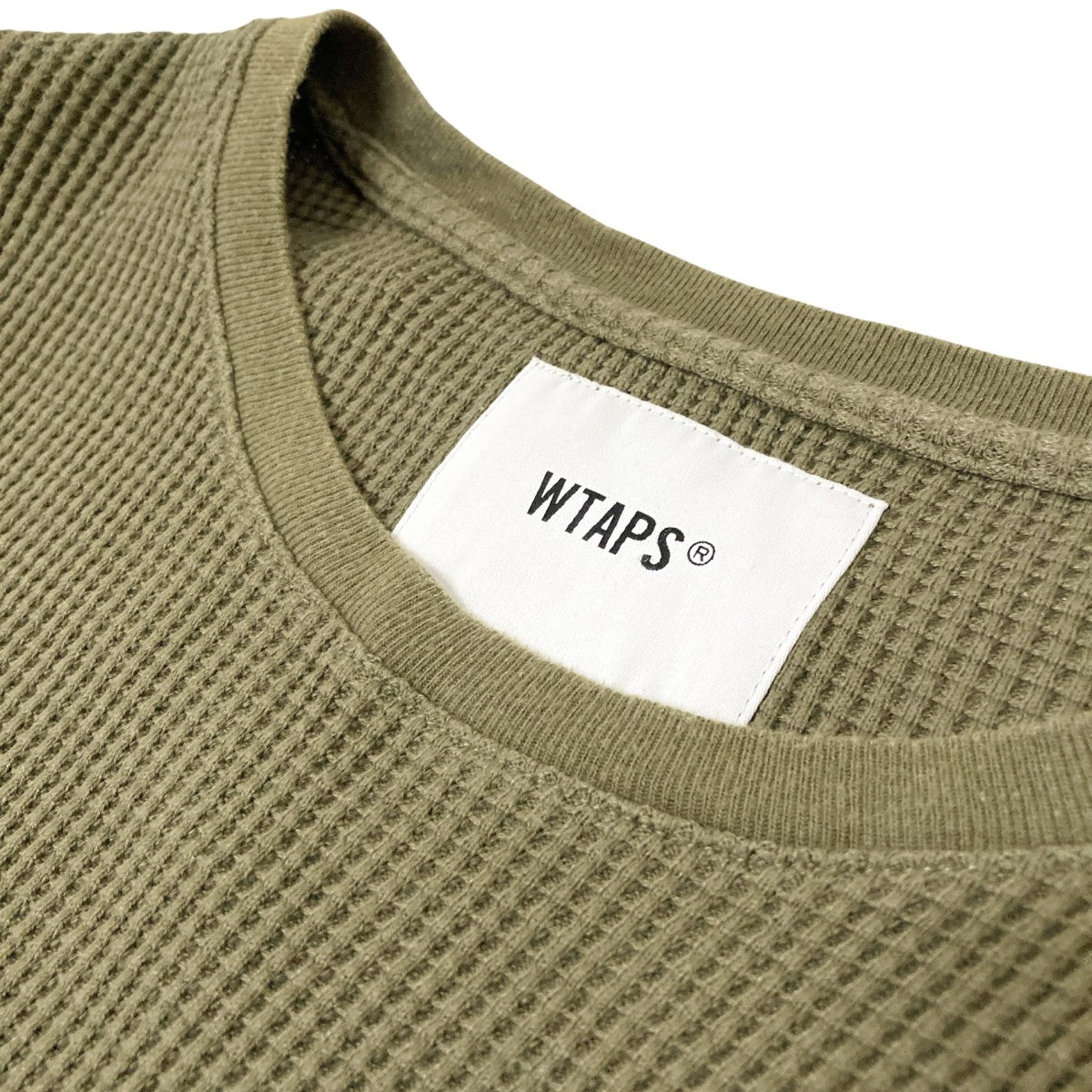 WTAPS WAFFLE LS COPOサーマルカットソー211ATDT CSM28 古着・中古-3枚目のアイテム画像