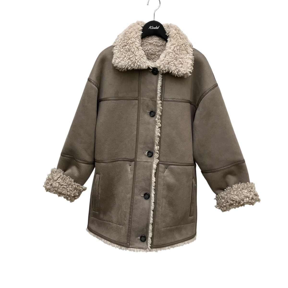 urbancode 24AWカーリーファーコートリバーシブルコート24020910000430 古着・中古-2枚目のアイテム画像