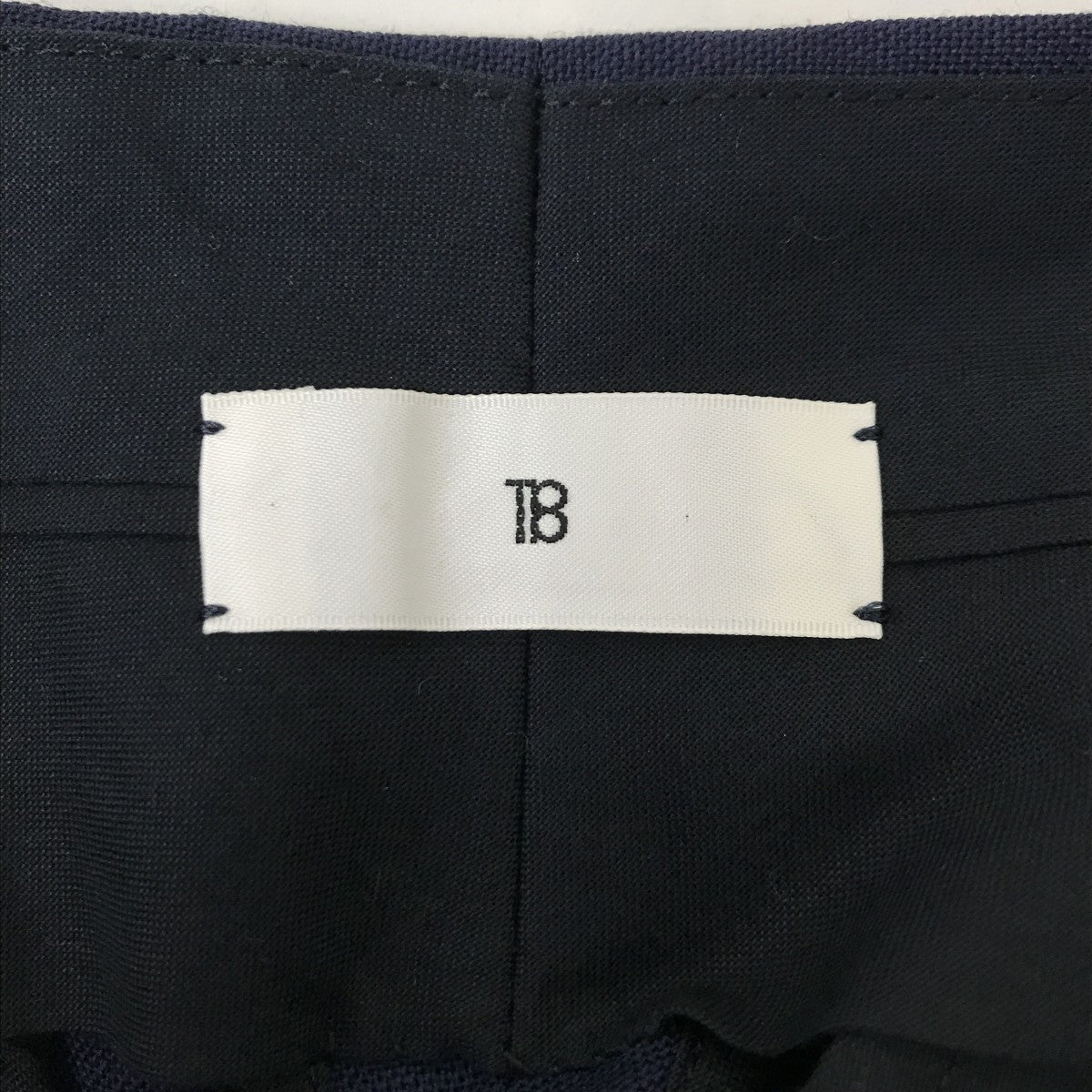 TOMORROWLAND ．B ハイツイストトロピカルウール インバータックパンツスラックス48-04-14-04034 古着・中古-3枚目のアイテム画像