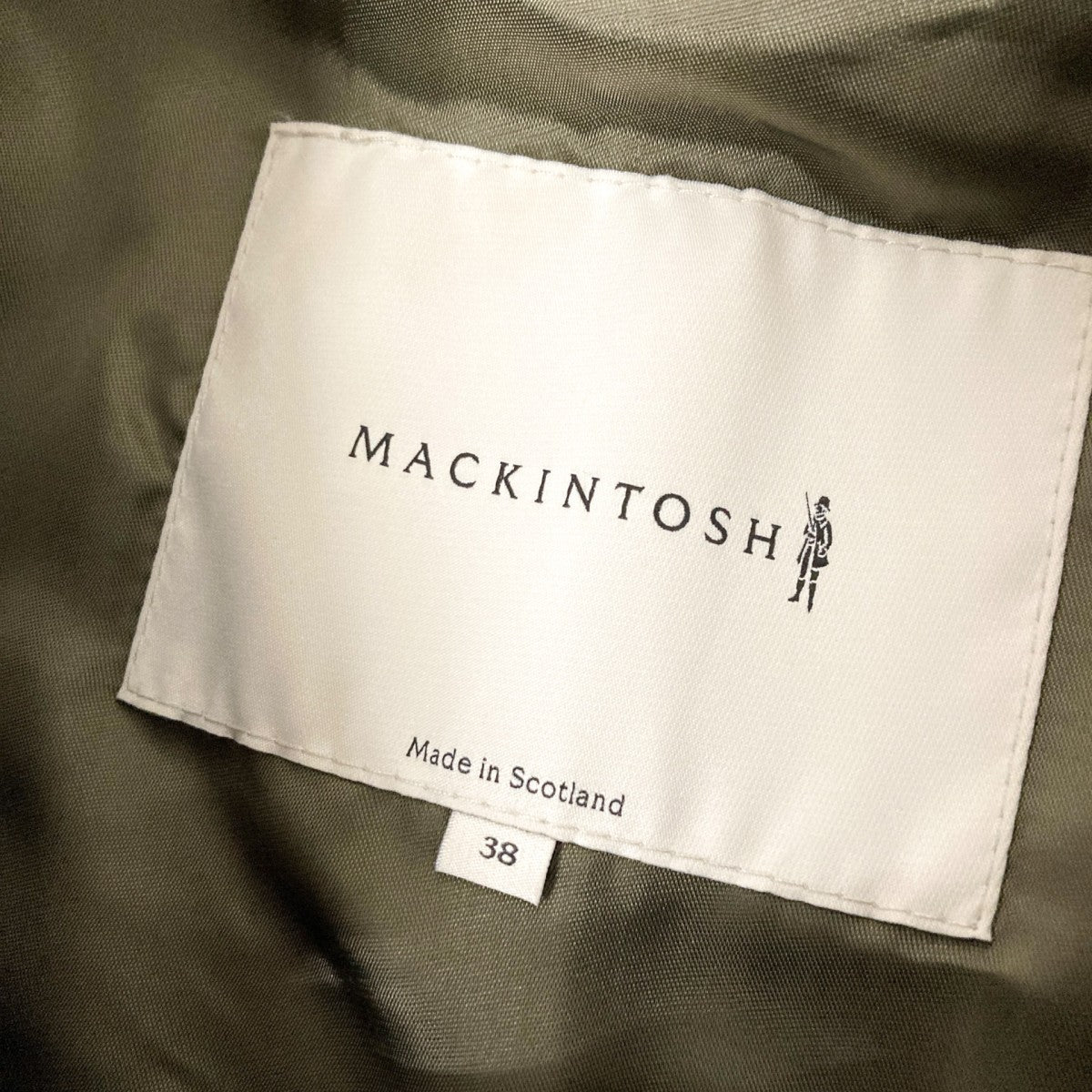 MACKINTOSH(マッキントッシュ) ソフトウールダブルブレストベルテッド