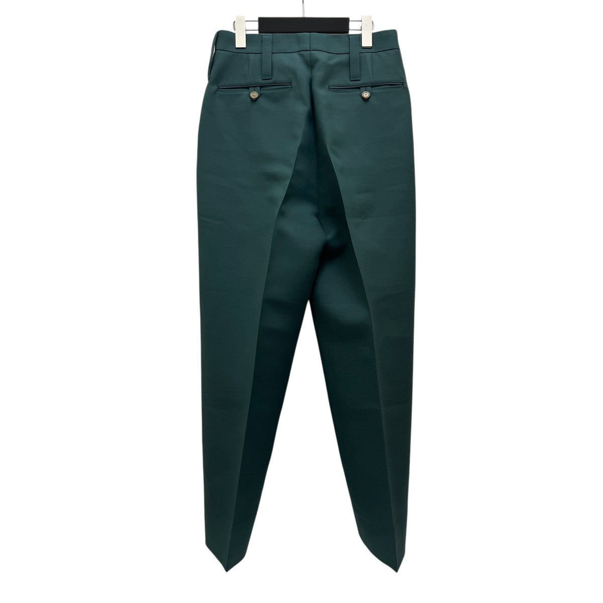 HEAVY WOOL ＆ SILK 1-TUCK WIDE TAPERED SLACKSスラックスIT25S061
