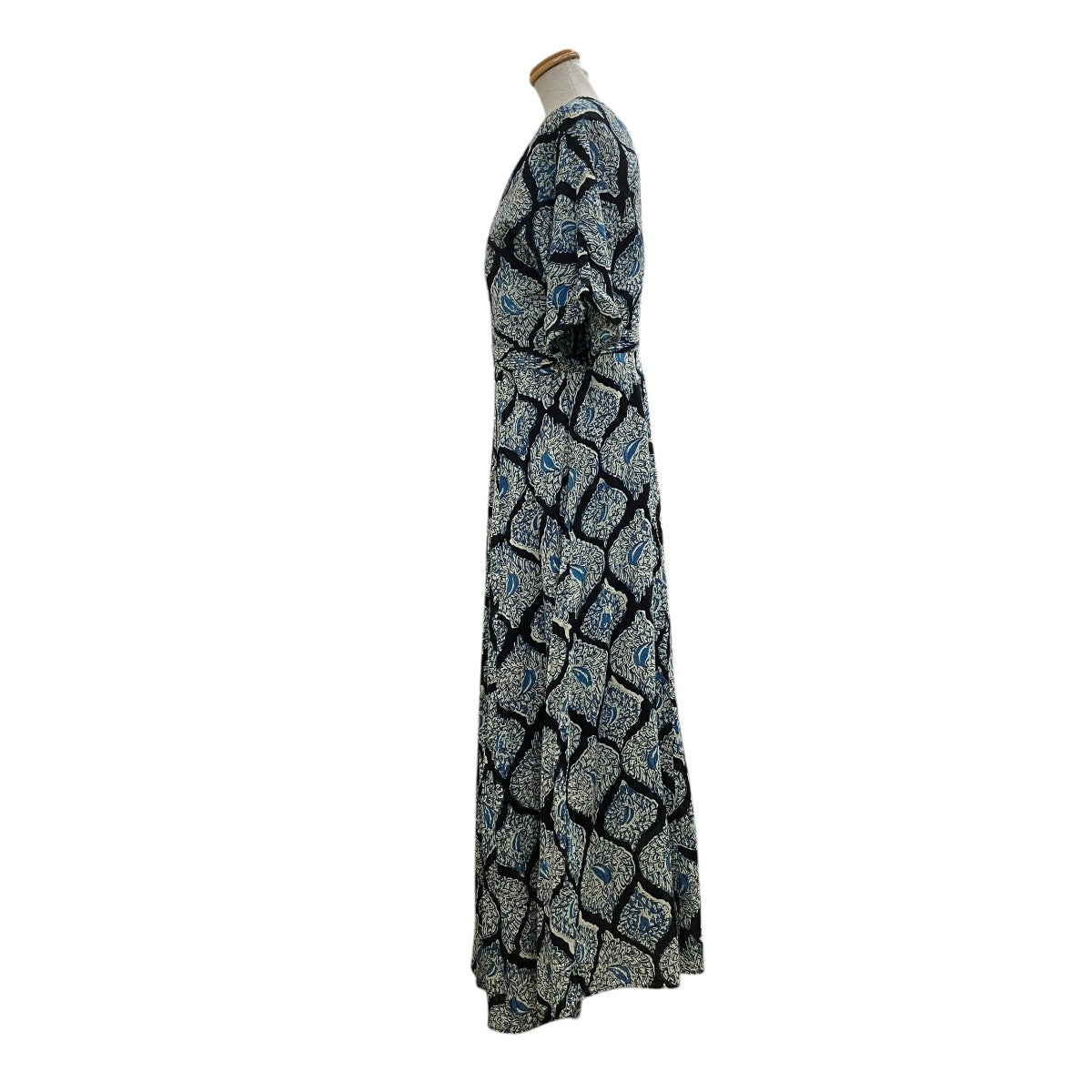 sara mallika CTN BIG LEAF PRINT DRESS総柄ワンピース020421SN1 古着・中古-3枚目のアイテム画像