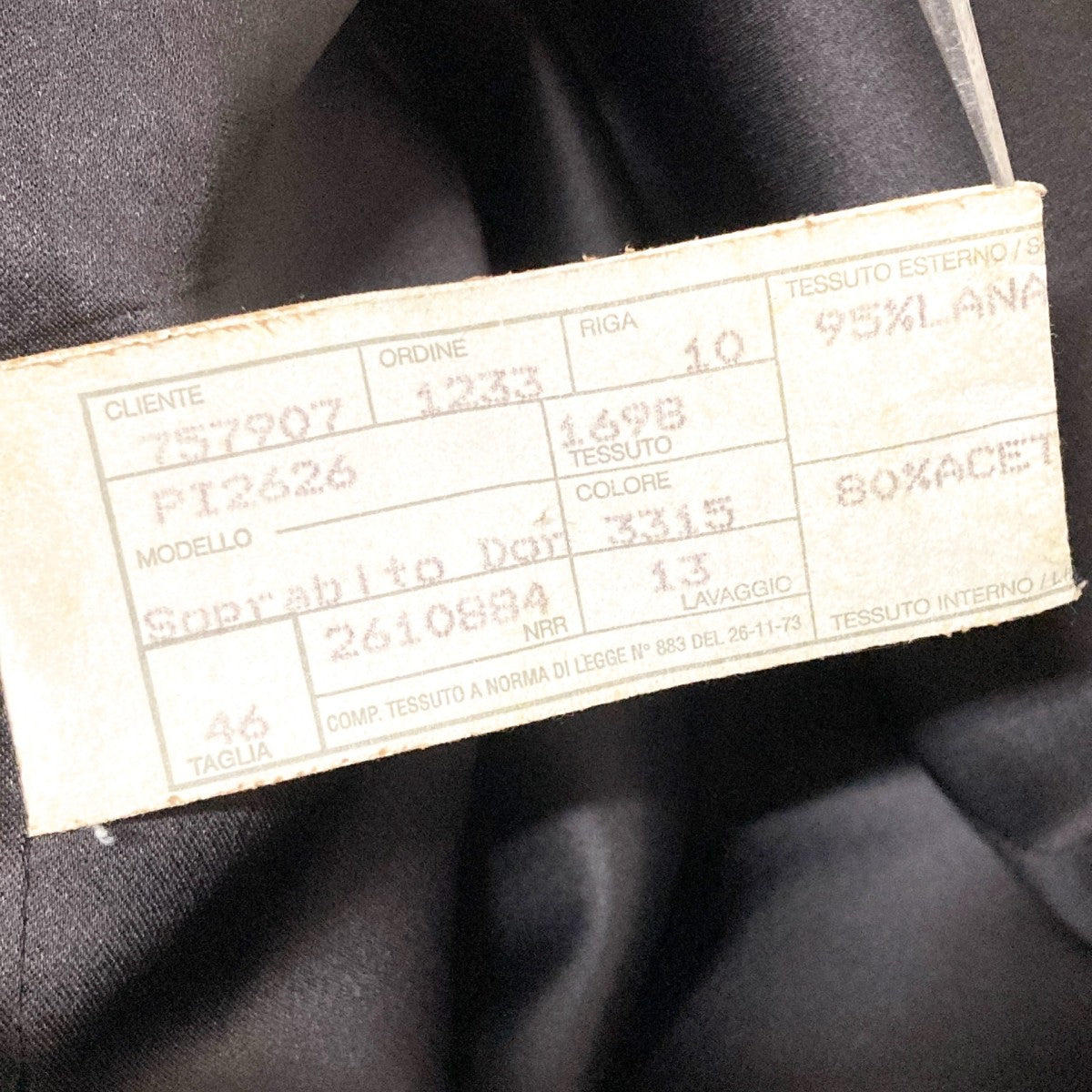 GIORGIO ARMANI(ジョルジオ・アルマーニ) BORGO 21ヘリンボーン