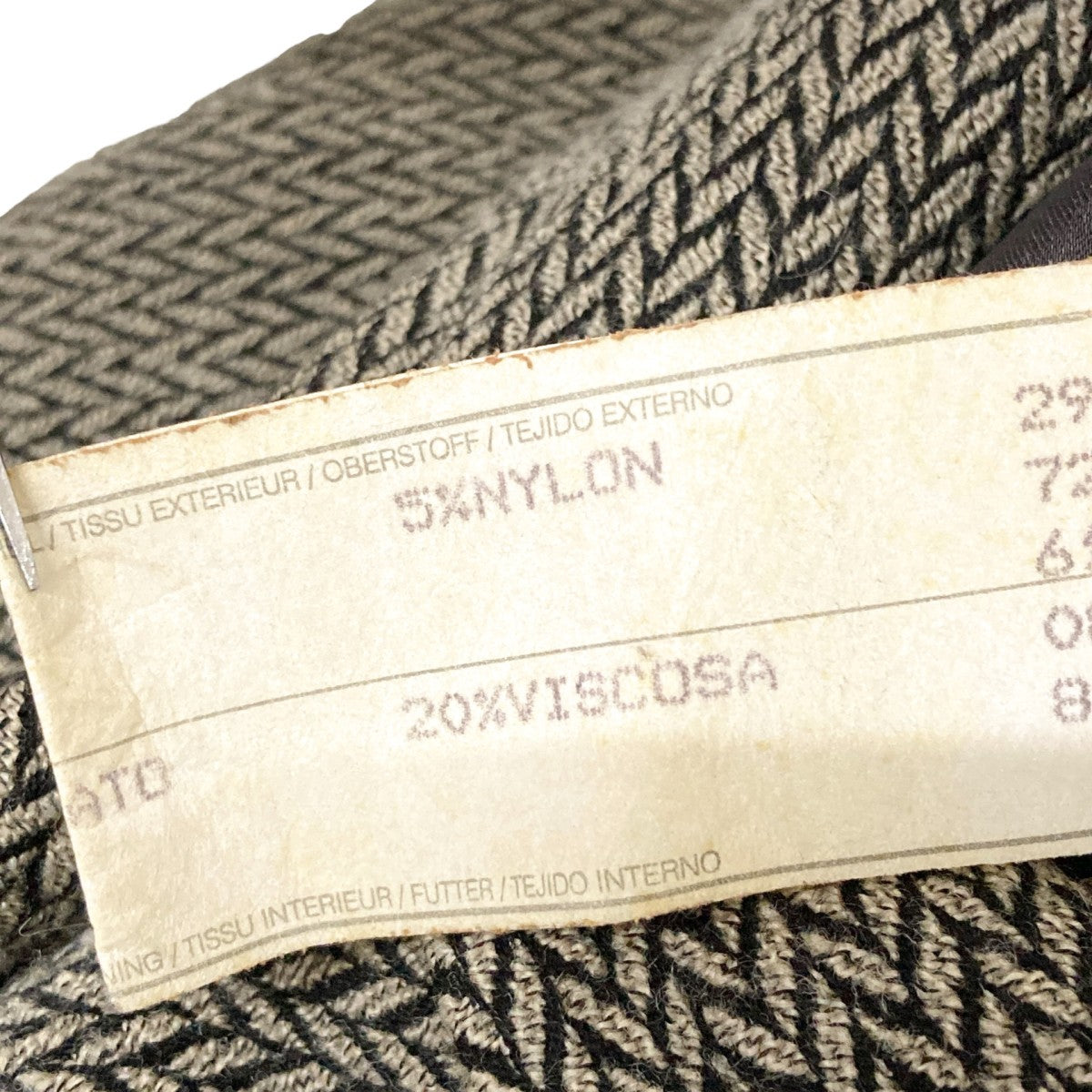 GIORGIO ARMANI(ジョルジオ・アルマーニ) BORGO 21ヘリンボーン