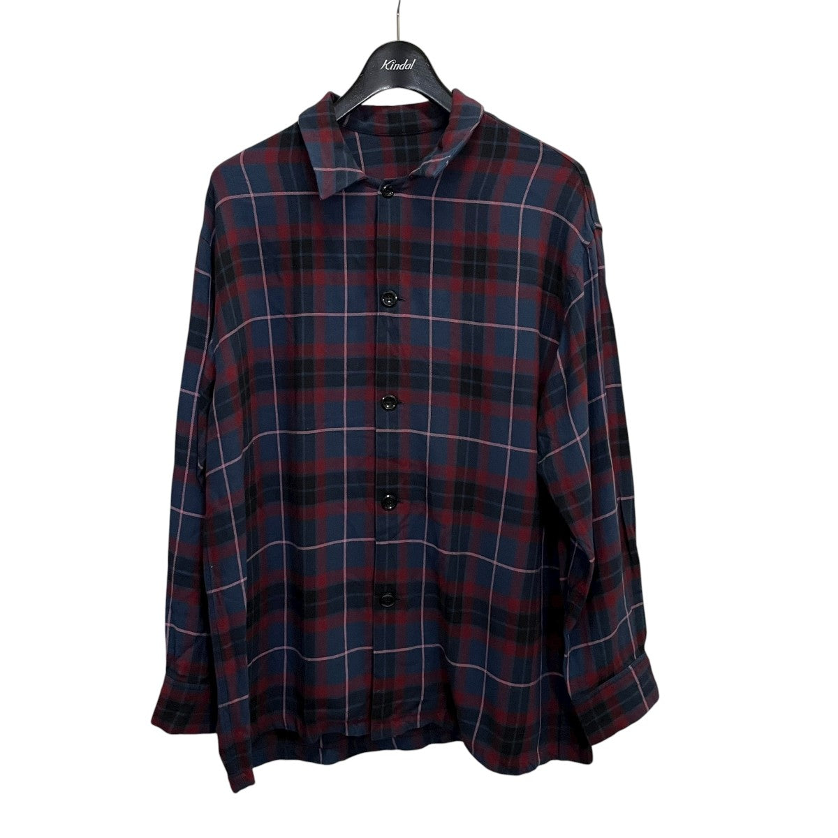 ラッドミュージシャン チェックロングシャツ 46 LAD MUSICIAN(ラッドミュージシャン) MODAL PUNK CHECKチェックシャツ