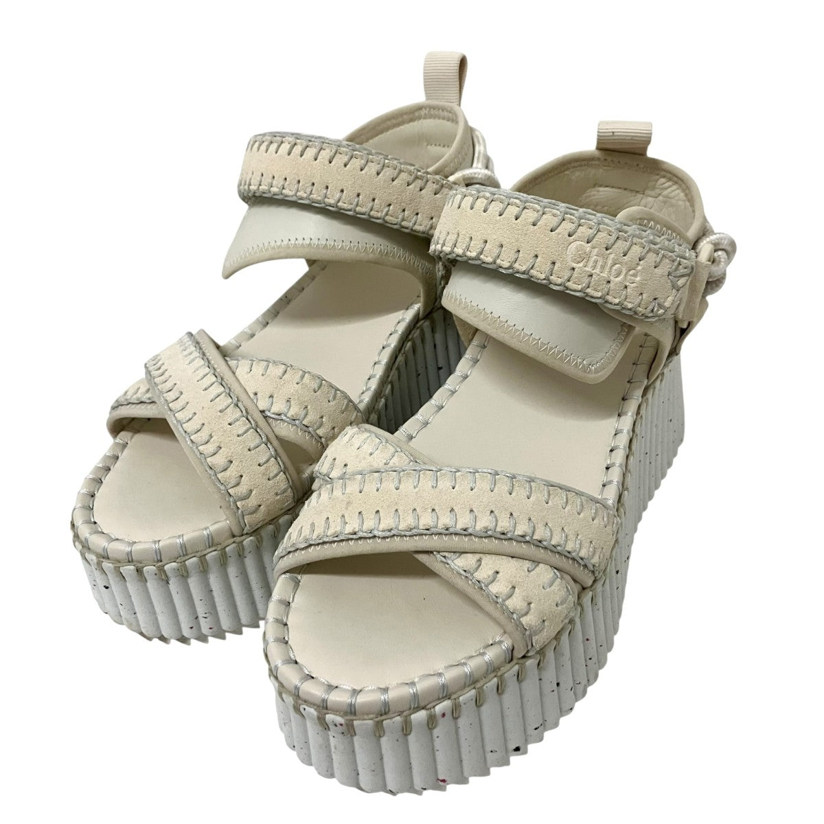 Chloe(クロエ) Sandales Namaベルトサンダル オフホワイト サイズ 35