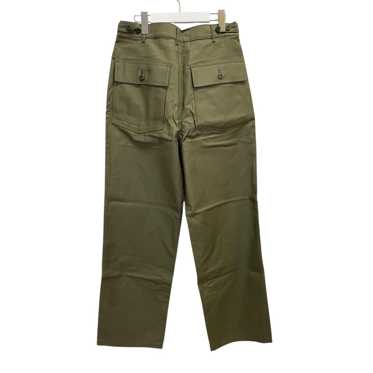 HIKE ハイク バックサテン ベイカーパンツ 13235 オリーブ S HYKE