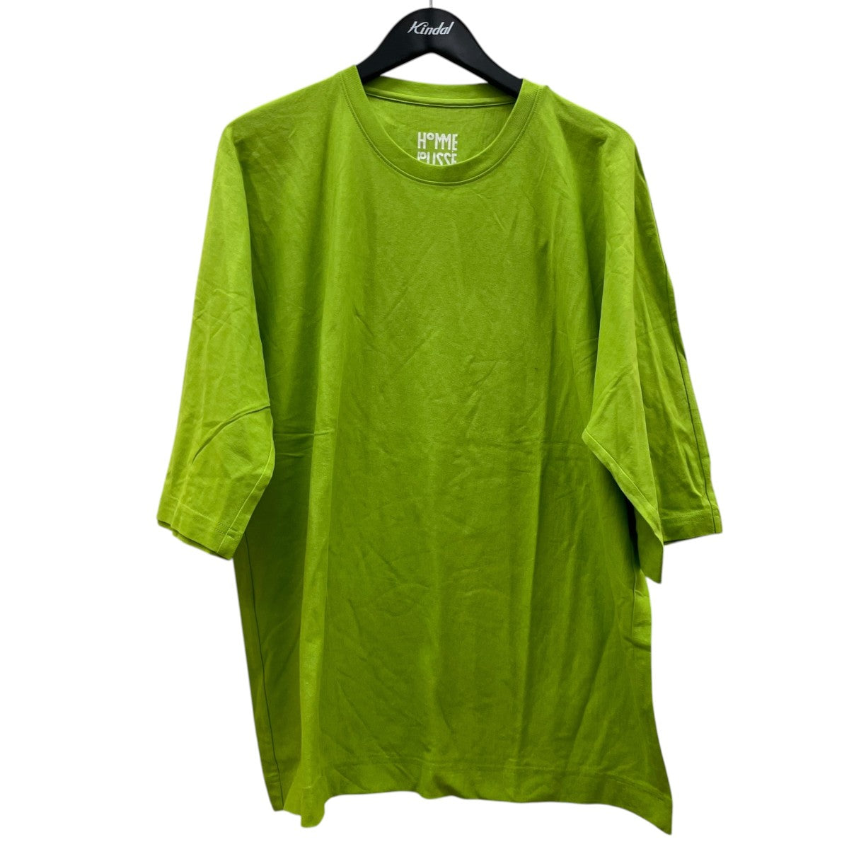 HOMME PLISSE ISSEY MIYAKE 無地 オーバーサイズ 半袖Tシャツ コットンTシャツHP21JK205 古着・中古-1枚目のアイテム画像
