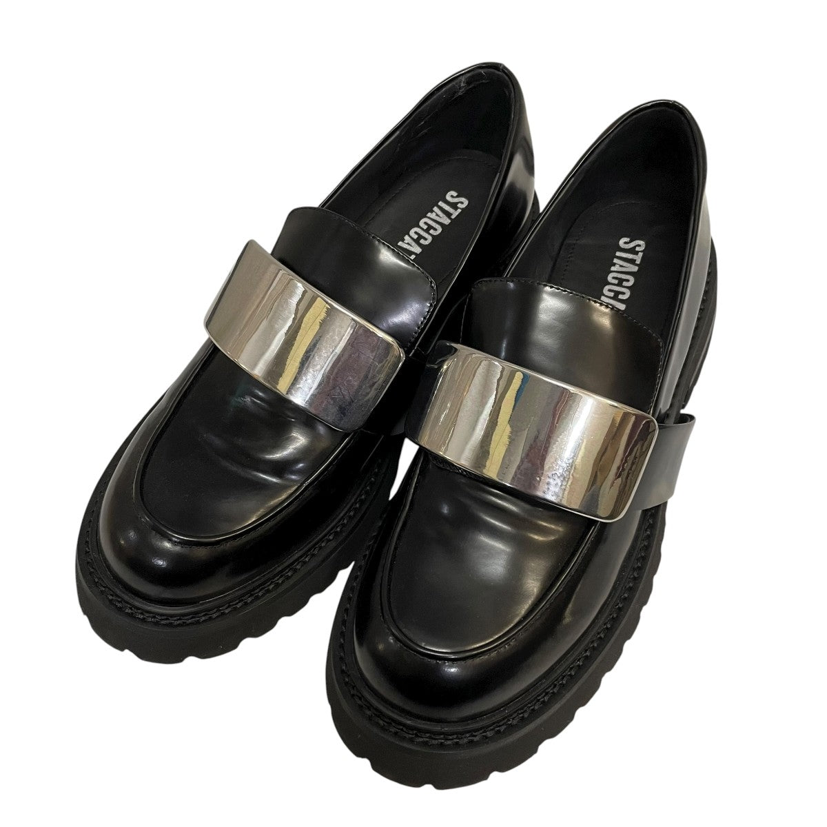 STACCATO(スタッカート) ローファーLPB46 LPB46 ブラック サイズ 23.5